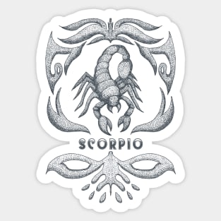 Scorpio Zodiac Design Sticker